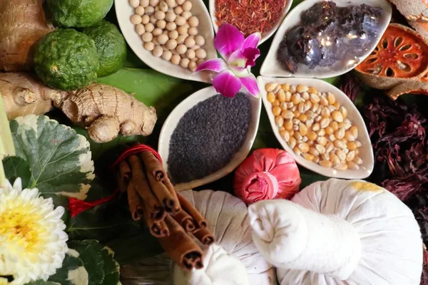 Tajski Spa aromaterapia masaż zioło — Zdjęcie stockowe