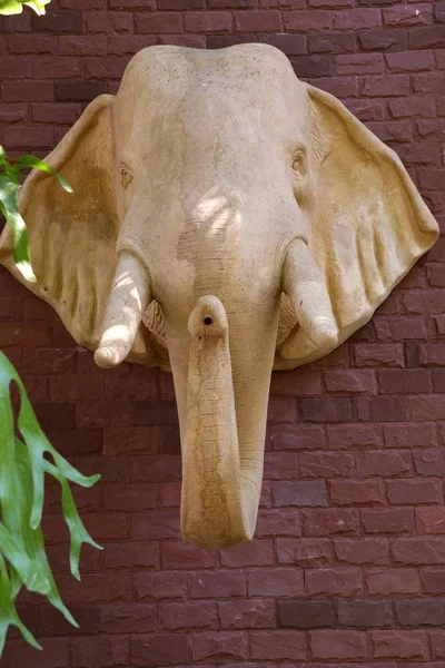 Estatua de elefante para la decoración del jardín —  Fotos de Stock