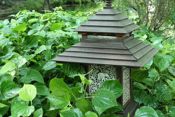 Lighting decoration in the garden