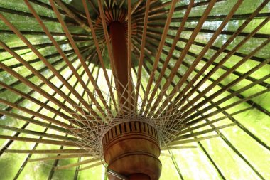 Sanat kumaş şemsiye Park