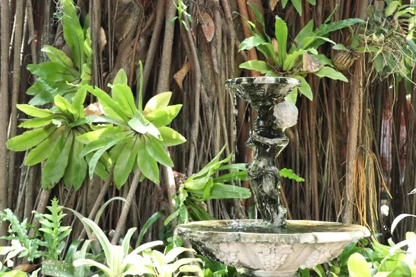 Statue decorating in the garden — Stock Photo, Image