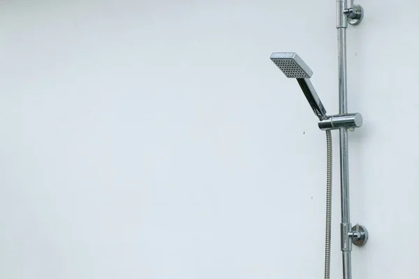 Shower head beside the pool — Stock Photo, Image