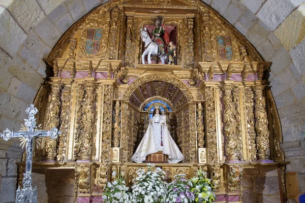 Interior Eremitério Lanzada Sanxenxo Pontevedra Galiza Espanha Europa — Fotografia de Stock