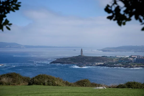 Herkül Kulesi La Coruna, Galica, İspanya, Avrupa.