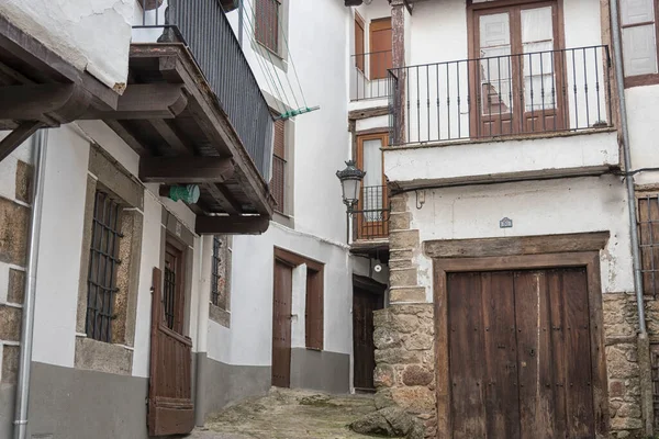 Smalle Straatjes Van Candelario Salamanca Castilla Leon Spanje Europa — Stockfoto