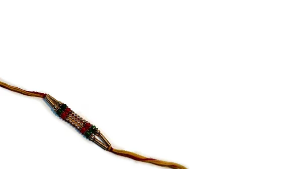 Rakhi Clean Background Text Celebrating Indian Festival Rakshabandhan — Stock Photo, Image