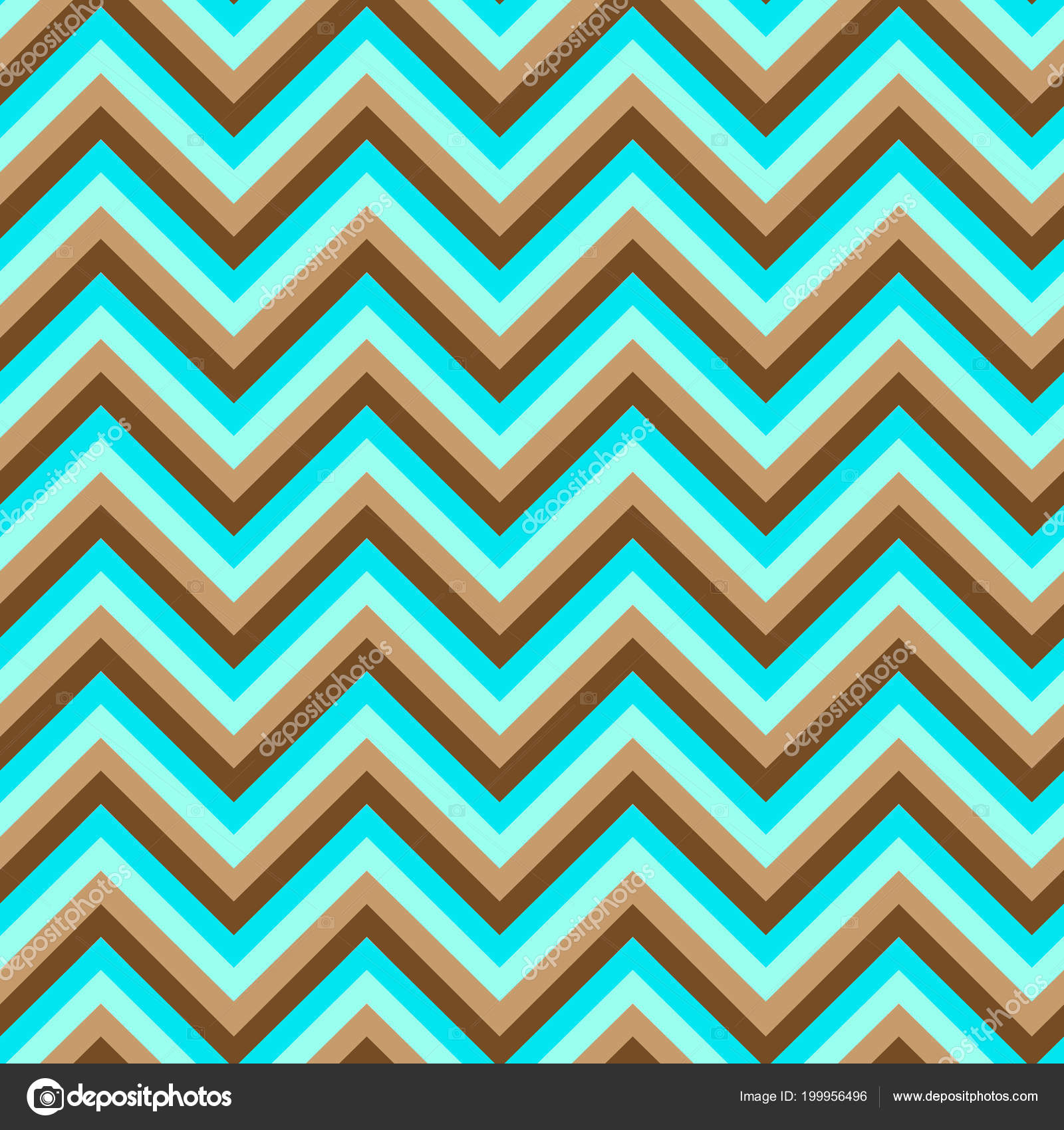 Chevron Blue And Brown Seamless Pattern Vector Vector By N I R V A N A Chevron Blue And Brown Seamless Pattern Vector Vector By N I R V A N A