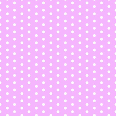beyaz noktalar pembe arka plan sorunsuz tasarlamak vektör.