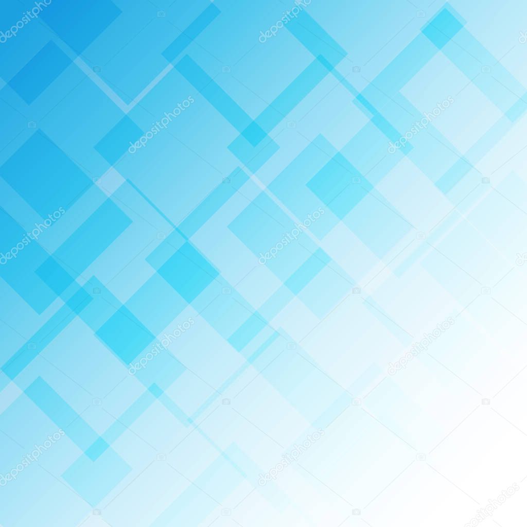 abstract background with blue transparen rhombus light vector.