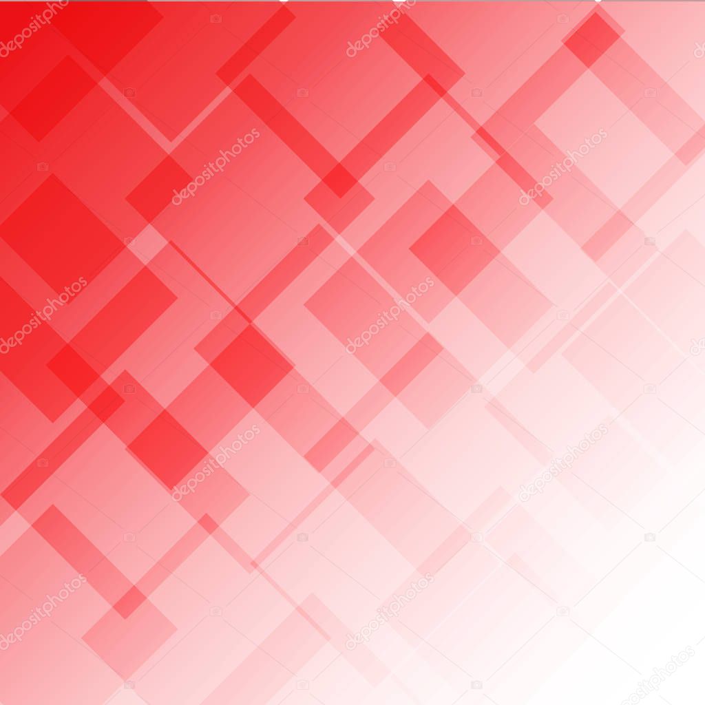 abstract background with red transparen rhombus light vector.