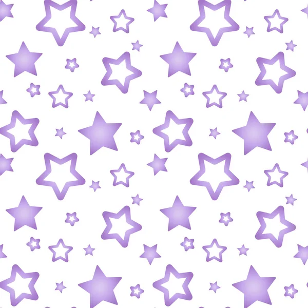 purple nacre stars on a white background pattern seamless vector.