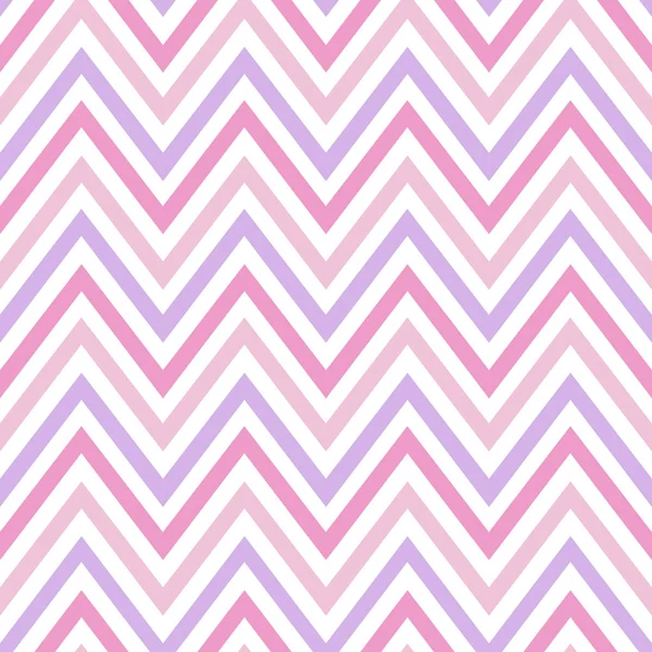 Шеврон Пастельний Барвистий Весняно Рожевий Білий Фіолетовий Візерунок Безшовний Вектор — стоковий вектор