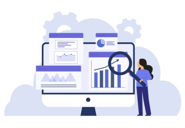 Veri analizi, planlama, grafik ve web tasarımı için iş raporu, iş sunumu ve pazarlama materyali