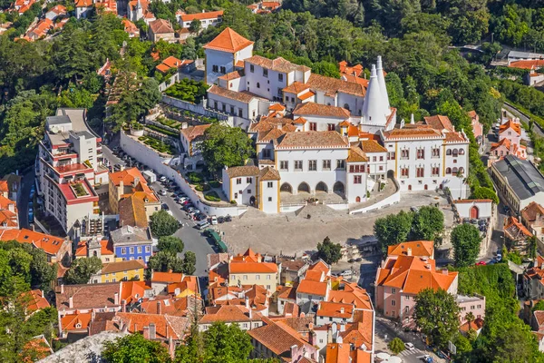 Telephelyünk Nézet Európai Építészet Sintra Portugália — Stock Fotó