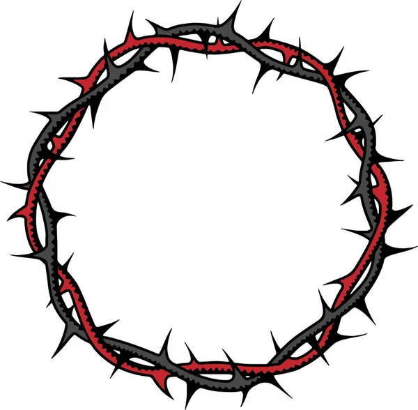 Couronne d'épines de Jésus-Christ — Image vectorielle