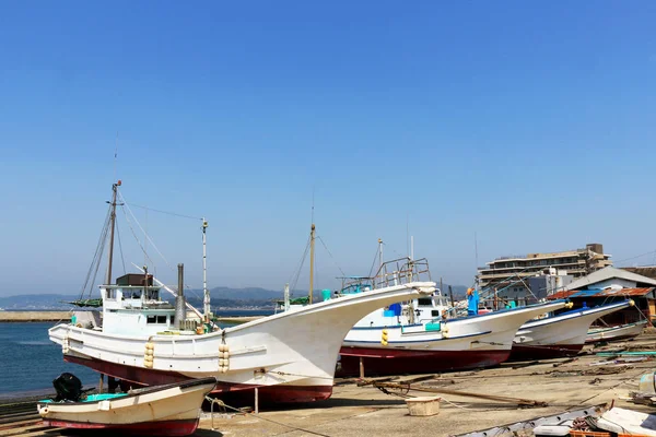 Scenery Fishing Port — Stock Photo, Image