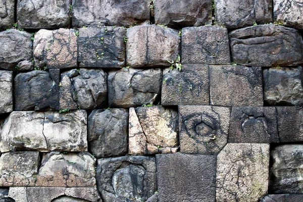 Textura Pared Del Castillo Piedra Color Tranquilo — Foto de Stock