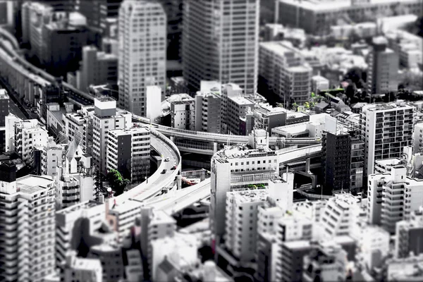 Diorama Style Picture City Tokyo — Stock Photo, Image