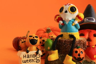 Natürmort Cadılar Bayramı görüntüsü dekorasyon