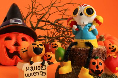 Natürmort Cadılar Bayramı görüntüsü dekorasyon