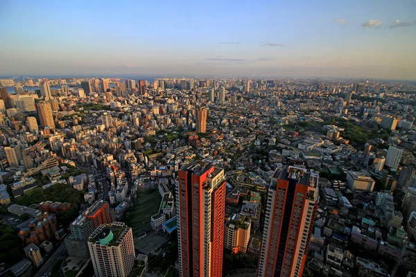Vista Área Residencial Tóquio — Fotografia de Stock