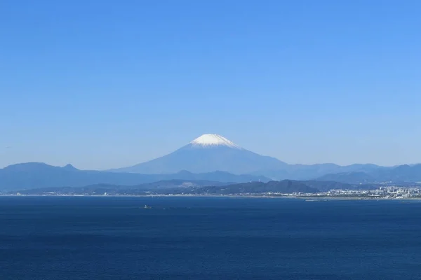 Matériel Fond Fuji Unifié Bleu — Photo