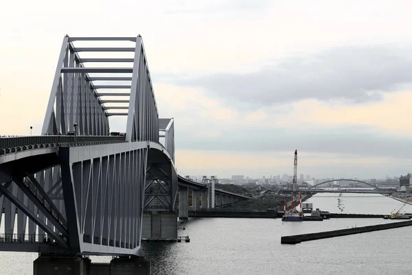 Scenery Tokyo Gate Bridge — Stock Photo, Image