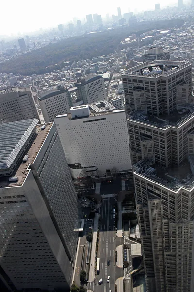 High Rise Building Group Shinjuku Unified Cool Colors — Stock Photo, Image