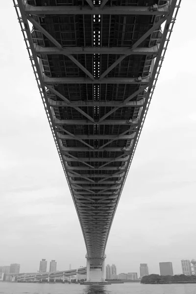 Мост Рейнбоу Токийском Заливе — стоковое фото