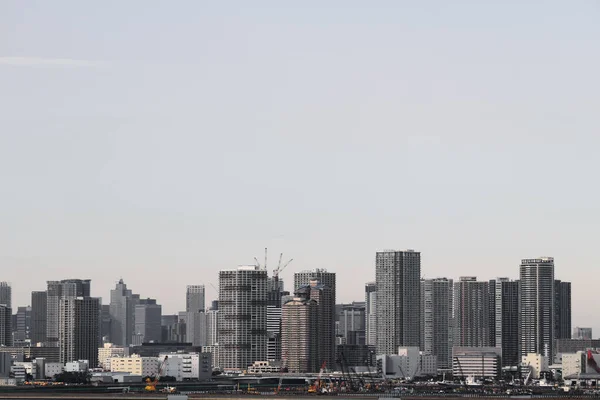 Paisaje Apartamento Gran Altura Que Encuentra Paseo Marítimo Tokio — Foto de Stock