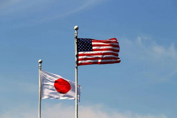 Flag United States Japan — Stock Photo, Image