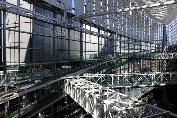 Interne Structuur Van Tokyo International Forum — Stockfoto