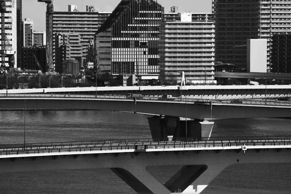 Ponte Sul Canale Tokyo — Foto Stock