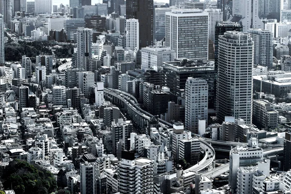 東京の街並鳥瞰図 — ストック写真