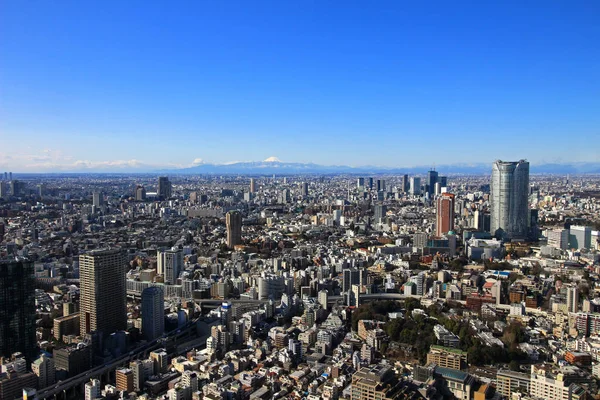 Townscape Tokyo ve Mt. Fuji