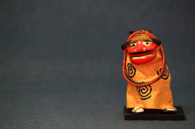 Japon aslan dans kostüm figürleri hala hayat