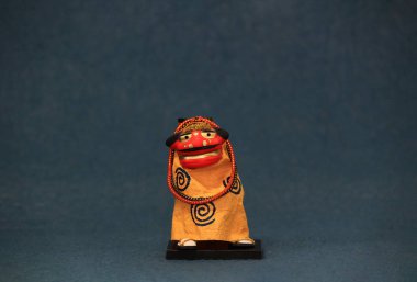 Japon aslan dans kostüm figürleri hala hayat