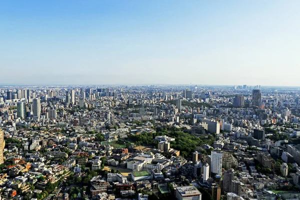 Vista Área Residencial Tóquio — Fotografia de Stock