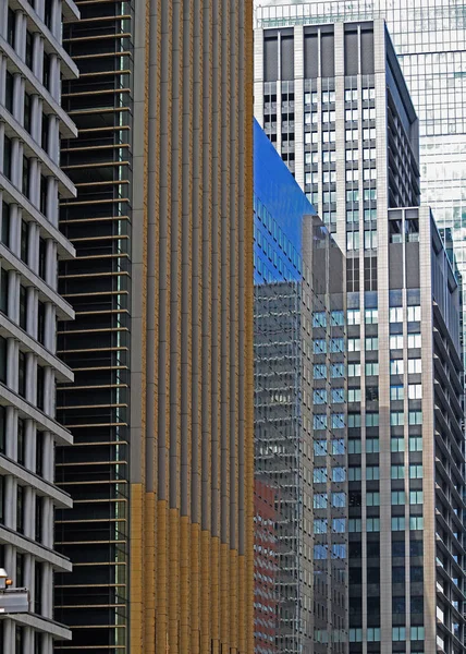 Abstrakte Stadttextur Aus Der Nähe Der Gebäudehülle — Stockfoto