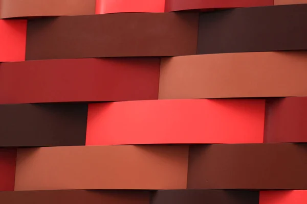 Kırmızı geçiş tarafından karakterize geometrik desen duvar