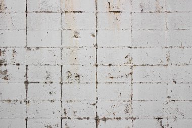 Arka plan malzemesi olarak beyaz boyanmış beton duvar fotoğrafı