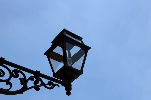 Close Photo Antique Streetlight — Stock Photo, Image