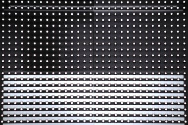 Birçok ışık parçacığıyla LED ışıklandırma panosunu kapat