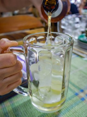 arka plan bar Bira bardak