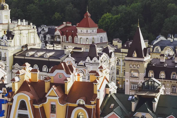 Roofs of European houses