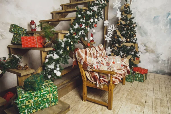 Albero Natale Regali — Foto Stock