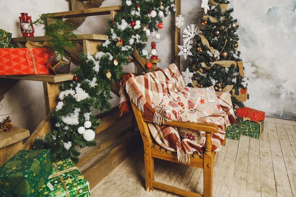 Albero Natale Regali — Foto Stock