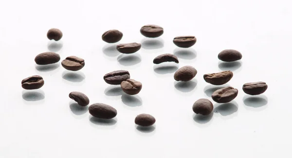 Coffee Beans Isolated White Background — Stock Photo, Image