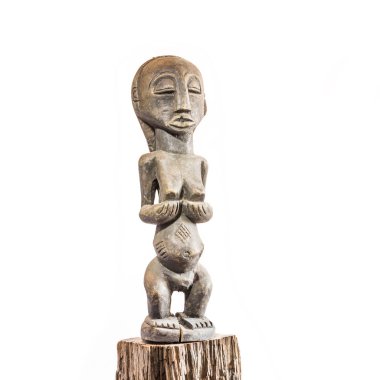 Afrika etnik ahşap oyma Fang etnik - Gabon