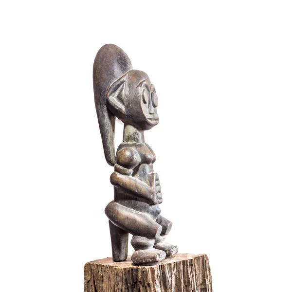 African Ethnic Wood Carving Igala Ethnic Nigeria — Stock Photo, Image